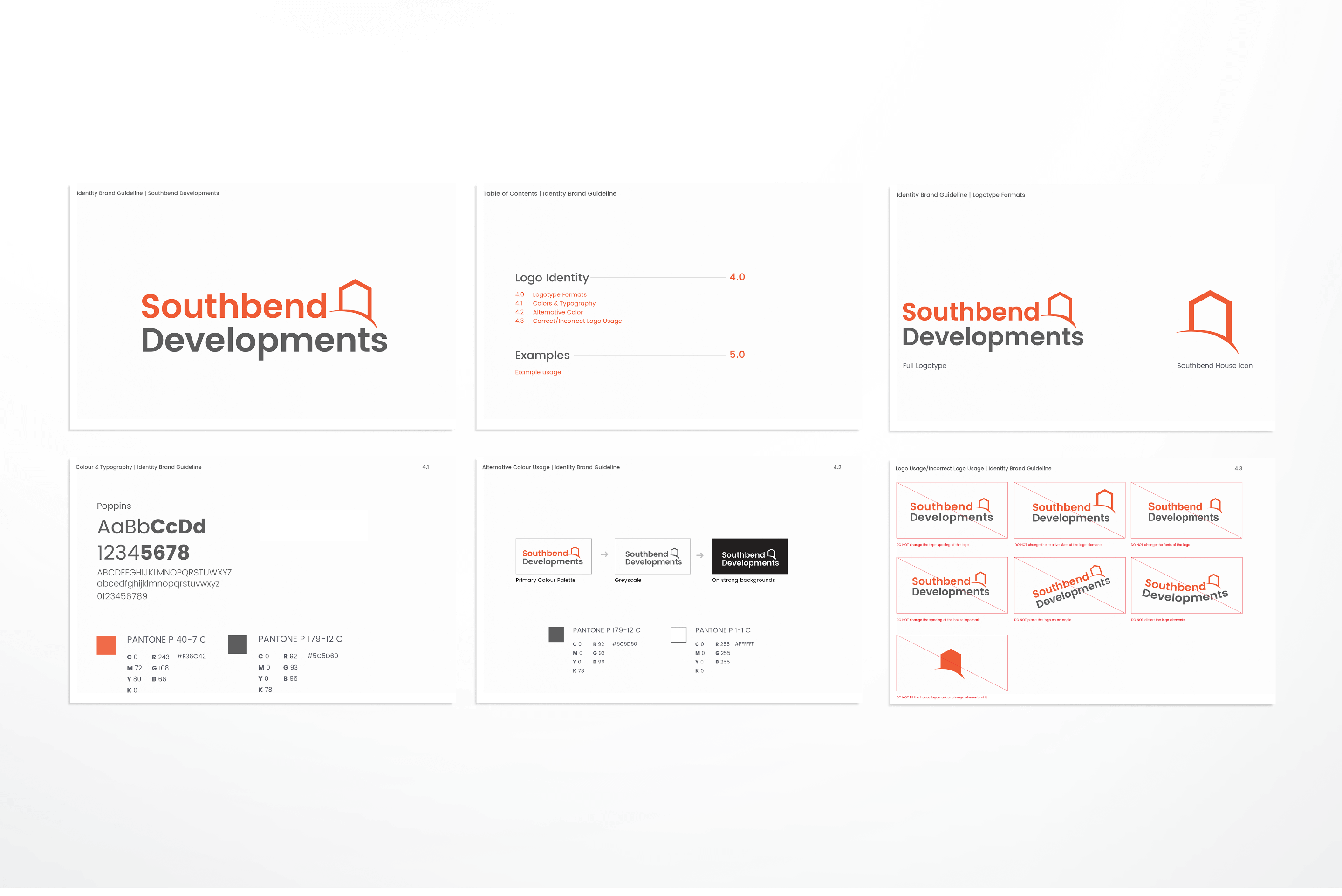 Southbend's detailed brand guidelines